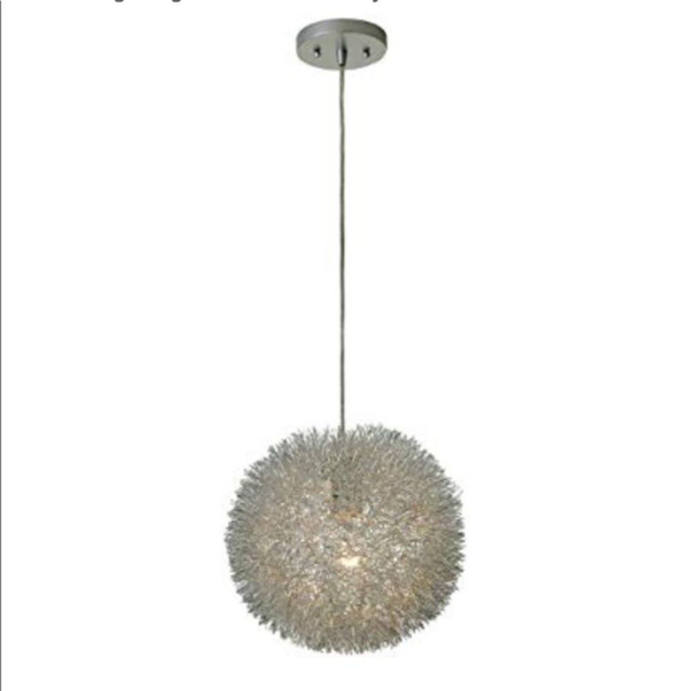 Anthropologie Z Gallerie Chandelier Pendant Silver